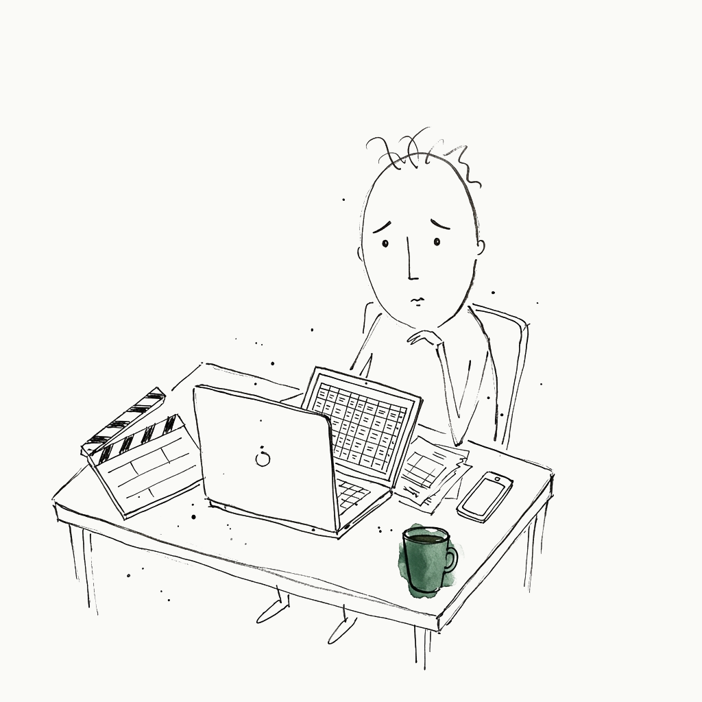 Продюсер в завале из смет, презентаций и тритментов